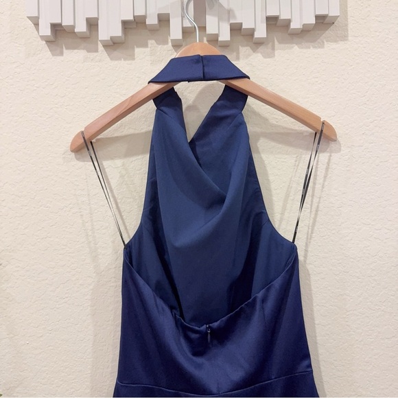 Elliatt Camo Halter Backless Satin Mini Dress Size Small NWT - Picture 6 of 9